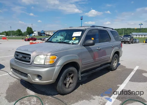 2001 Toyota Sequoia Sr5 V8 из США, поврежденный, VIN 5TDBT44A41S027730